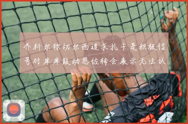 乔科尔称切尔西追求扎卡是积极信号对库库鼓动恩佐转会表示无法认同